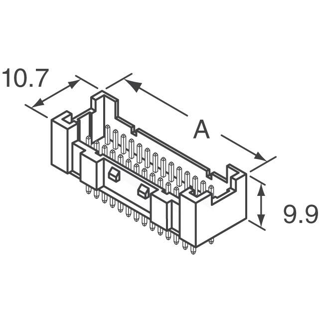 B08B-PNDZS-1(T)(LF)(SN) JST Sales America Inc.  Embases à broches mâles